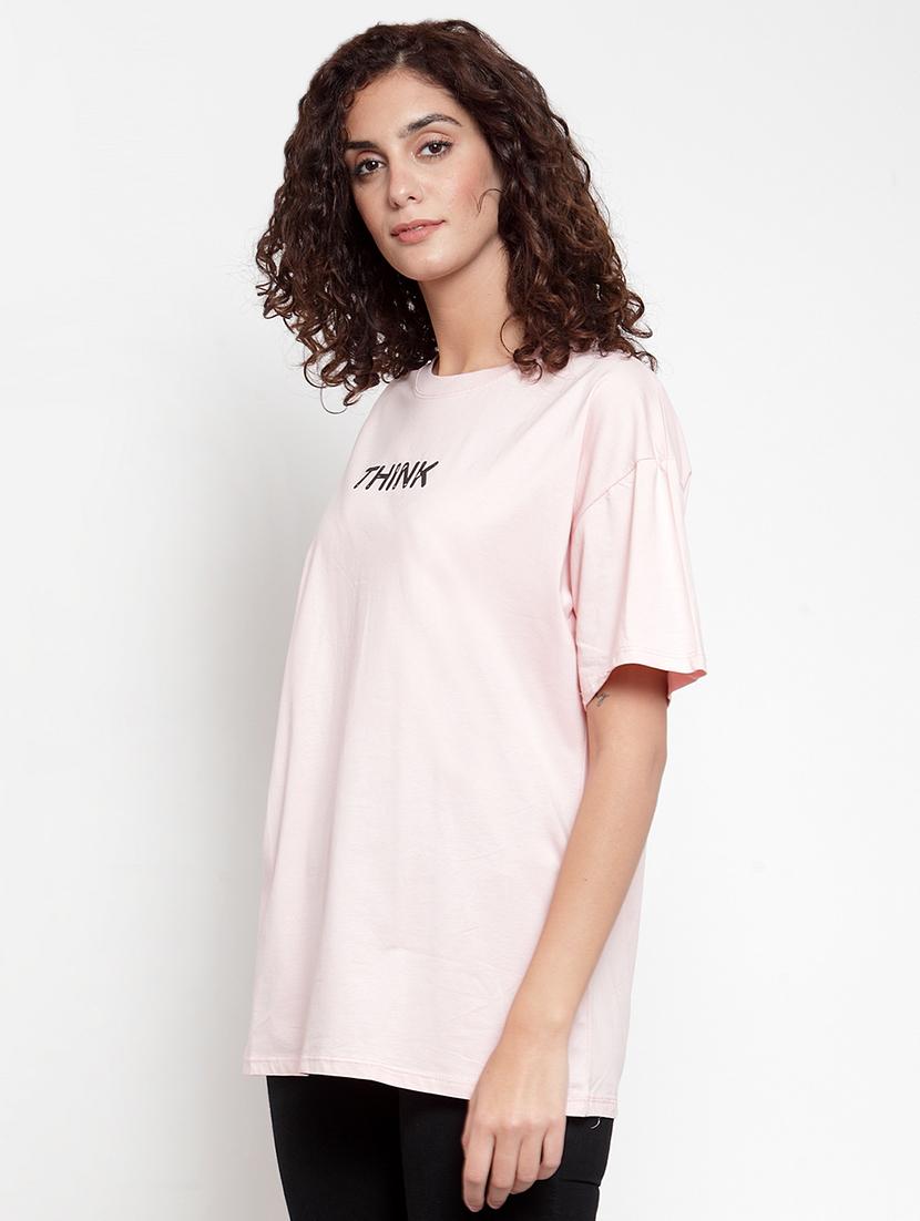 drop shoulder slogan tee - 16685162 - Zoom Image - 2
