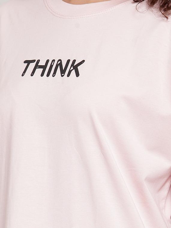 drop shoulder slogan tee - 16685162 - Zoom Image - 5