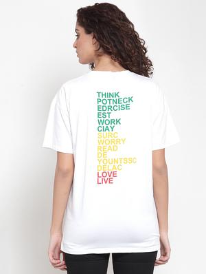 drop shoulder slogan tee - 16685165 - Standard Image - 3