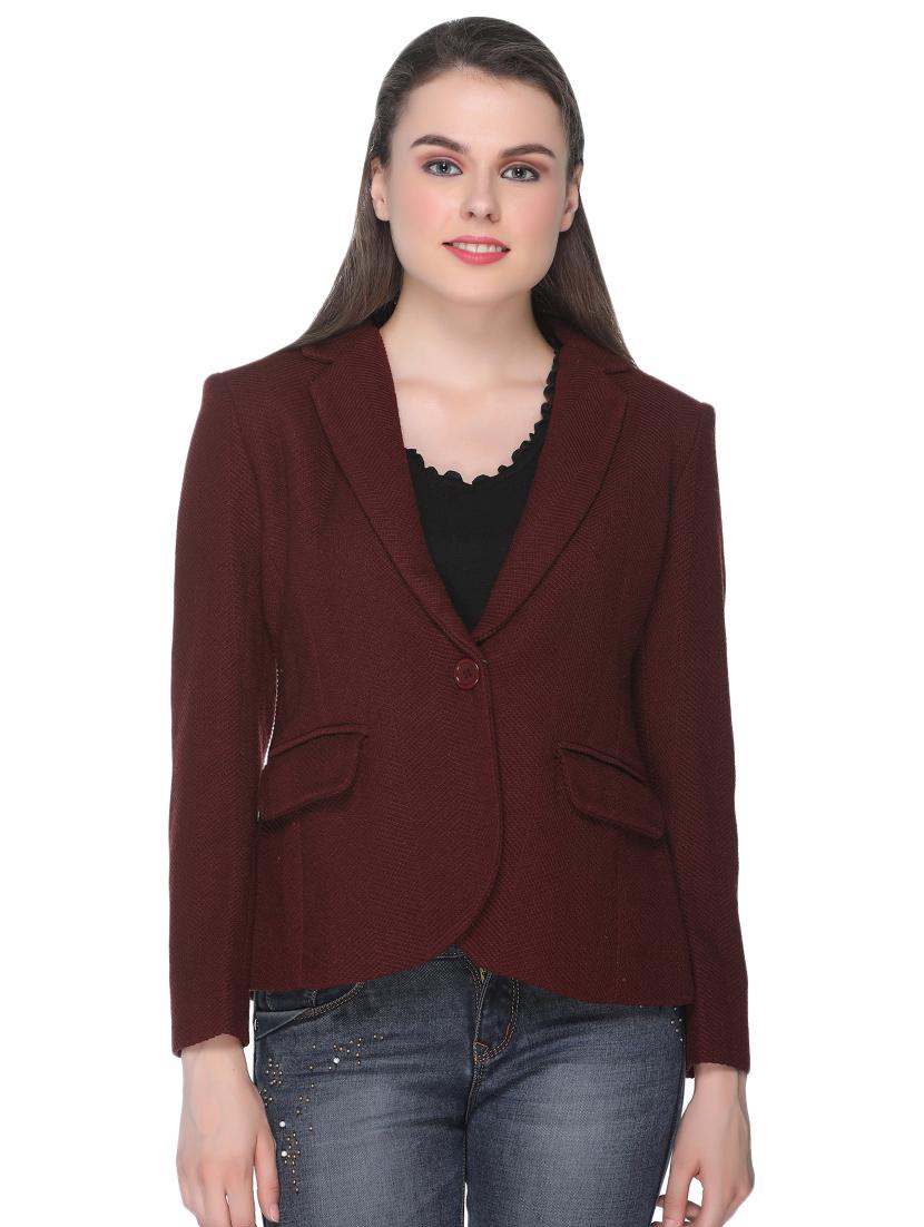 lapel neck pocket detail blazer - 16685313 - Zoom Image - 1