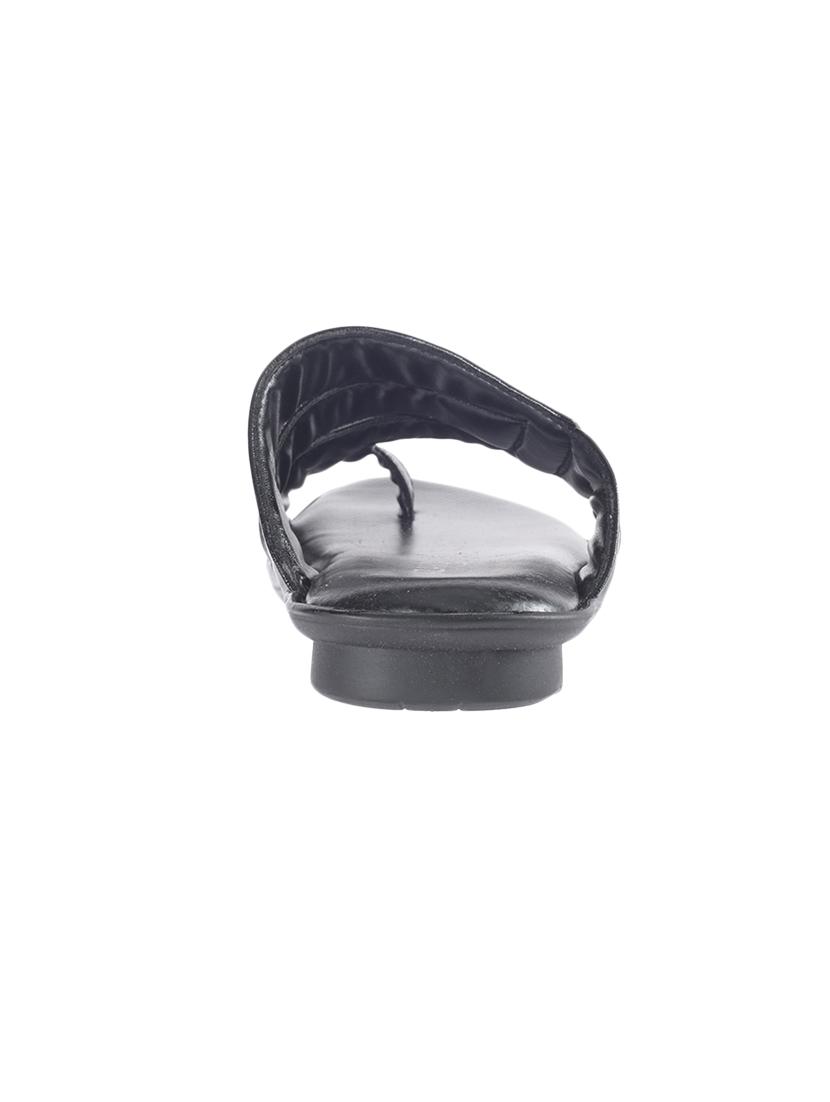 black slip on sandals - 16685530 - Zoom Image - 3