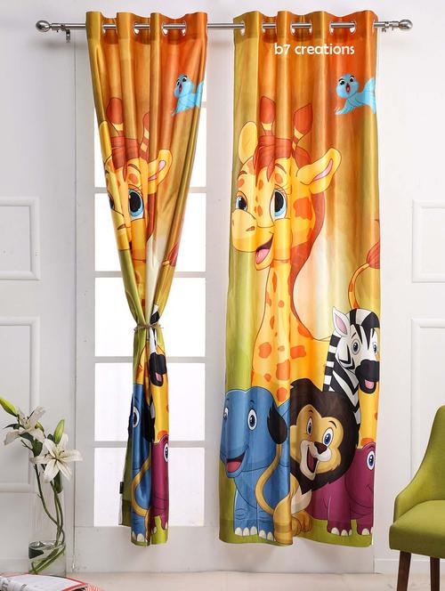 digital printed polyester window curtain - 16685609 - Standard Image - 1