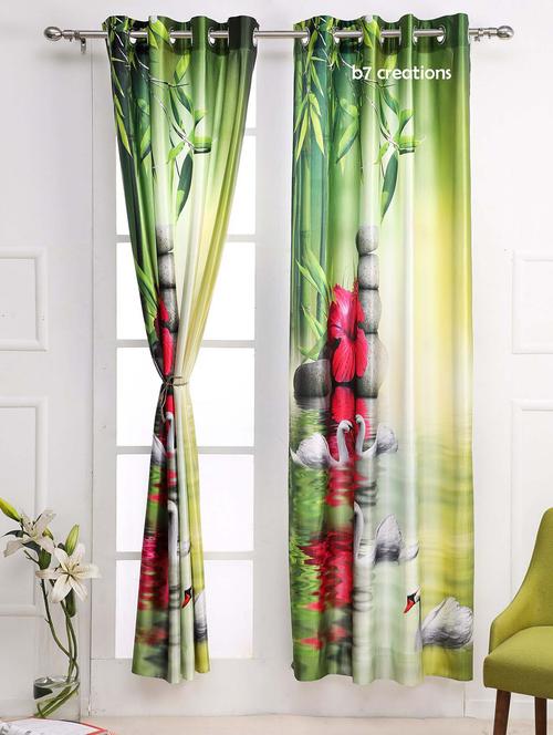 digital printed polyester window curtain - 16685613 - Standard Image - 1