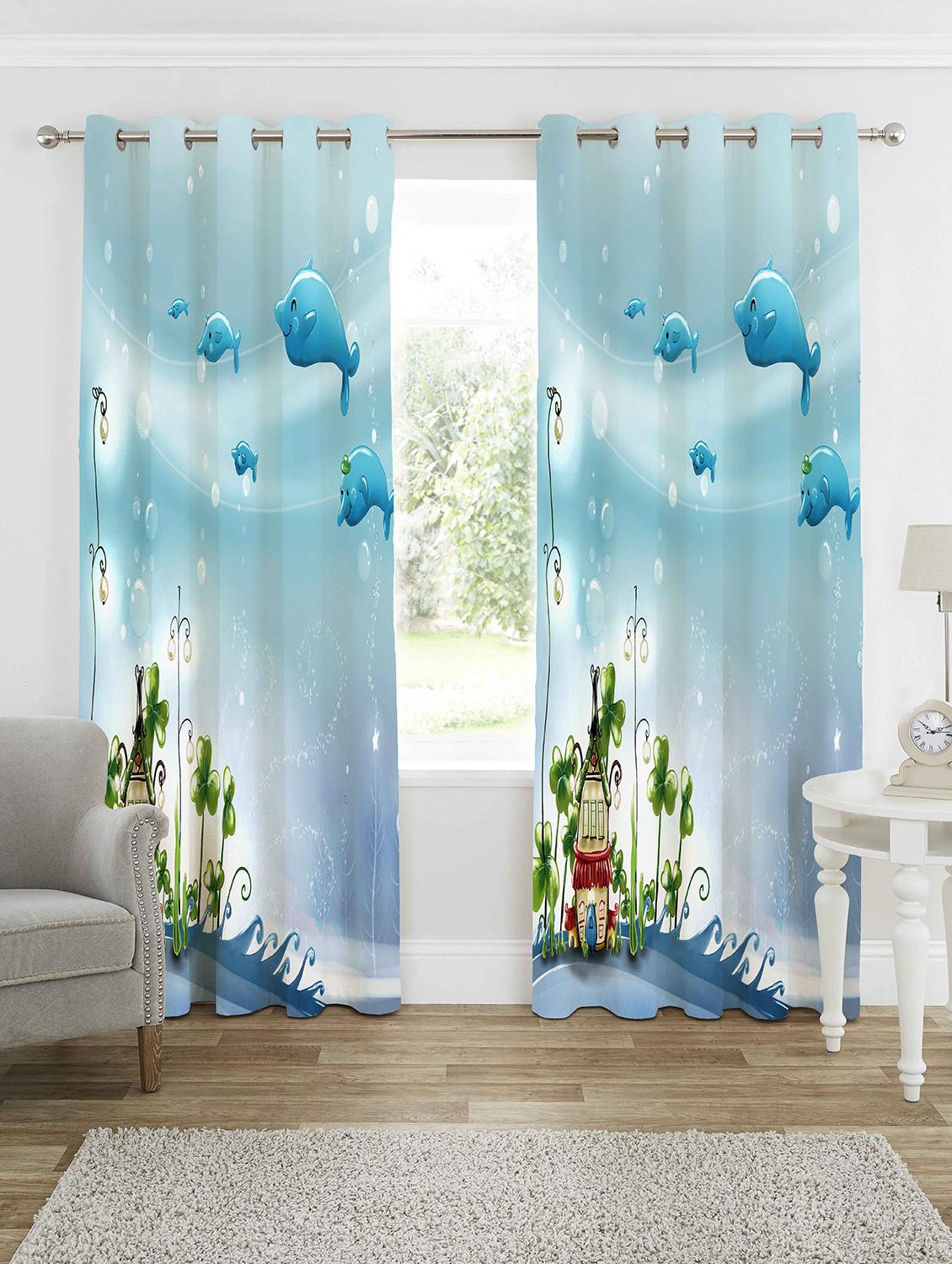 digital printed polyester window curtain - 16685615 - Zoom Image - 1