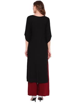 printed kurta palazzo set - 16685849 - Standard Image - 3
