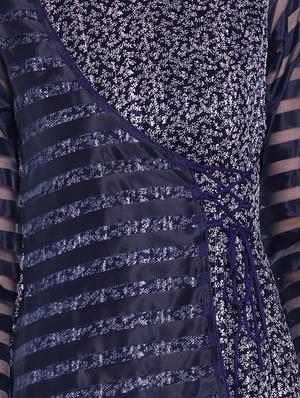 floral printed layered kurta palazzo set - 16685852 - Standard Image - 4