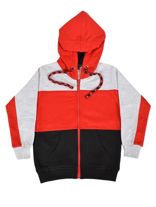 color block hooded sweatshirt - 16685931 - Standard Image - 1