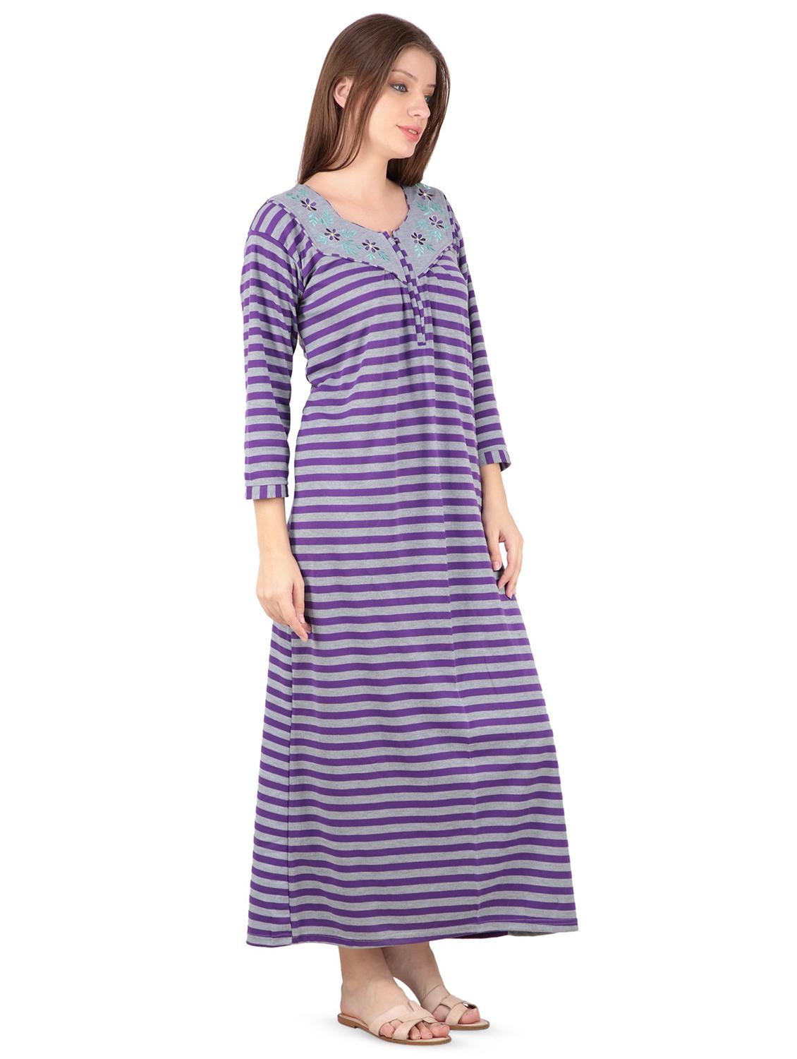 set of 2 striped nighty - 16686064 - Zoom Image - 6