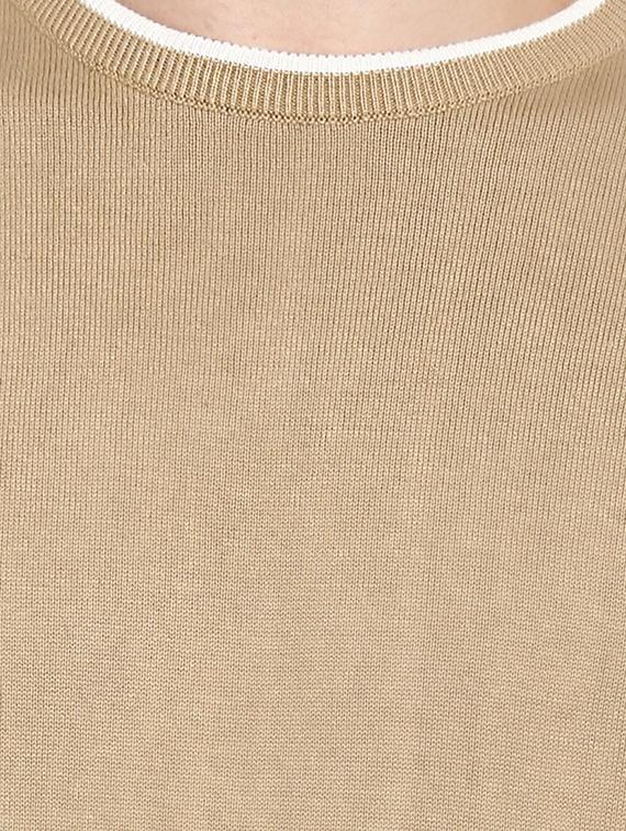 brown solid pullover - 16687335 - Zoom Image - 4