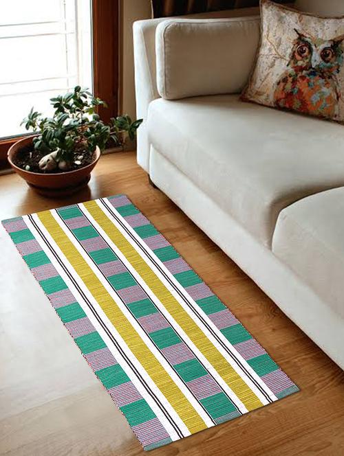 multicolor rectangular cotton multipurpose mat - 16687864 - Standard Image - 1