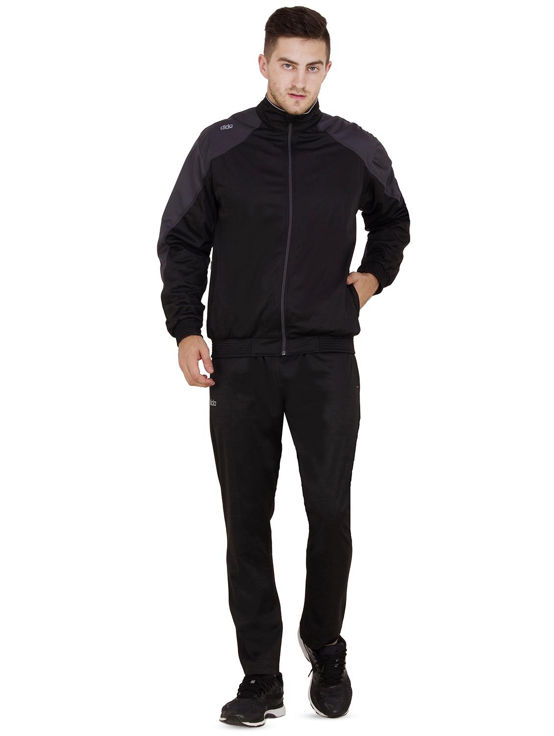 black color block track suit - 16687954 - Zoom Image - 1