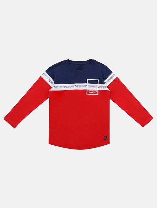 crew neck long sleeved cotton t-shirt - 16688679 - Standard Image - 1