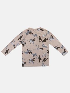 crew neck long sleeved cotton t-shirt - 16688680 - Standard Image - 2