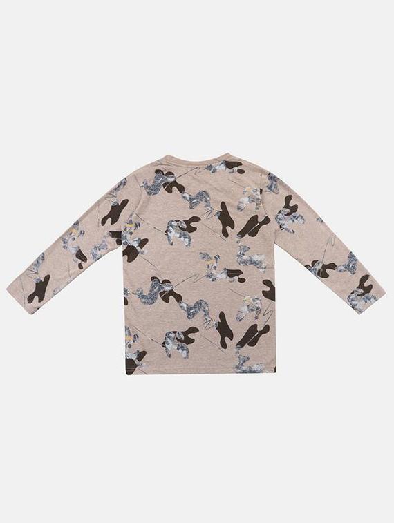 crew neck long sleeved cotton t-shirt - 16688680 - Zoom Image - 2
