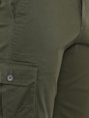 green solid shorts - 16688769 - Standard Image - 5