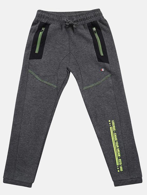 drawstring printed track pant - 16689498 - Zoom Image - 1