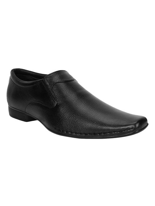 black leatherette slip ons - 16689721 - Very Small Image - 1