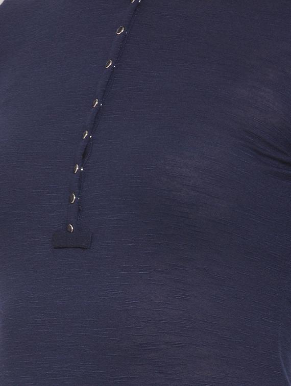 long sleeved solid henley tee - 16689851 - Zoom Image - 5