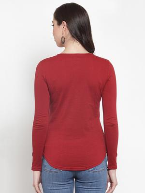 long sleeved solid henley tee - 16689852 - Standard Image - 3