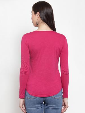 long sleeved solid henley tee - 16689853 - Standard Image - 3