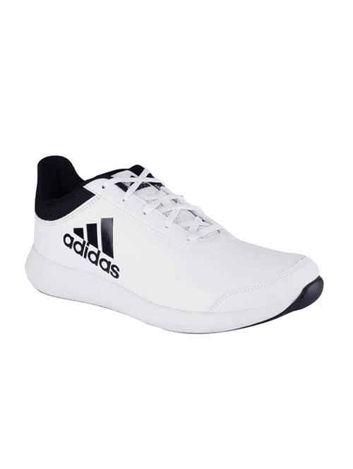 white leather lace up sport shoes - 16689903 - Standard Image - 1