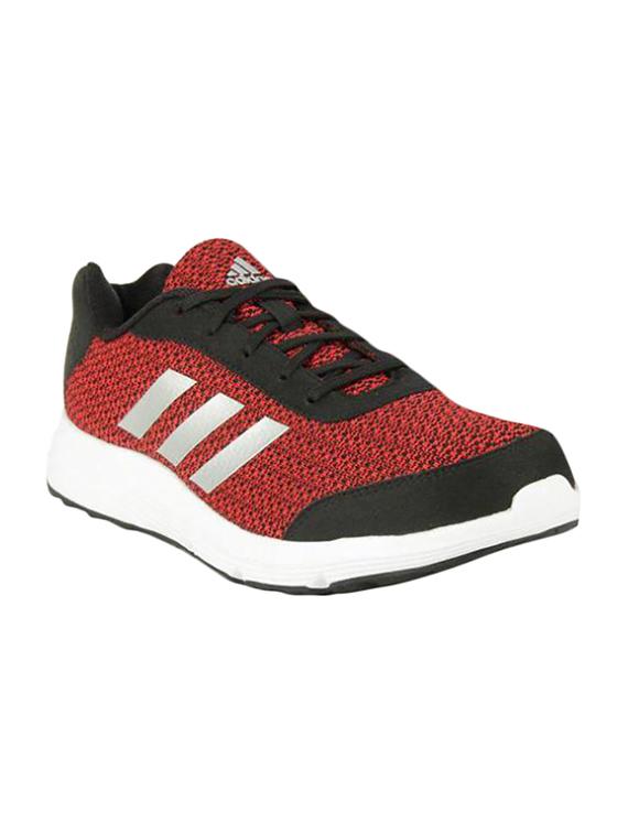 red fabric lace up sport shoes - 16690331 - Zoom Image - 1