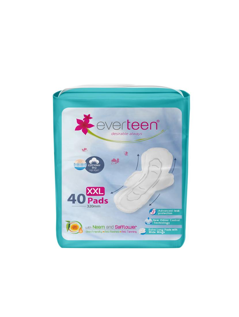 everteen xxl cottony-dry sanitary pads (neem, safflower) - 16690811 - Zoom Image - 1