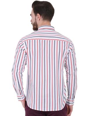 white striped casual shirt - 16690885 - Standard Image - 3
