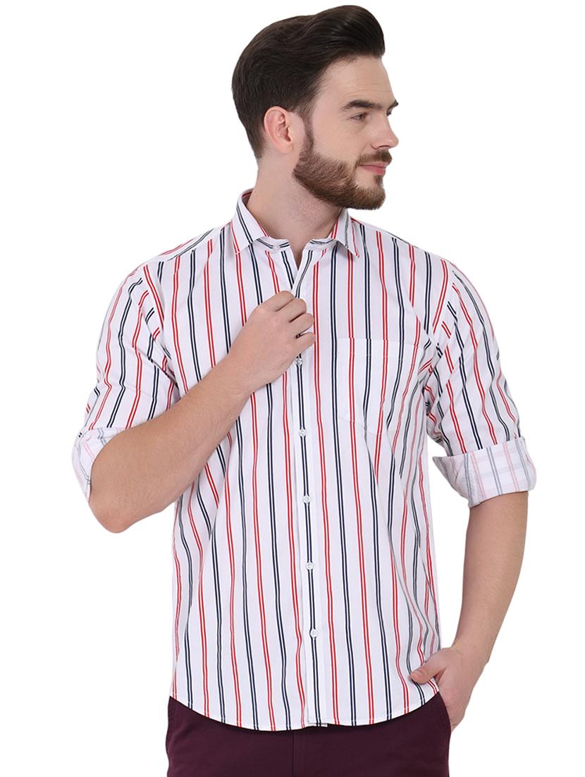 white striped casual shirt - 16690885 - Zoom Image - 1