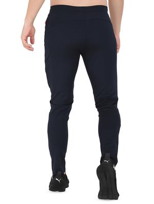 navy blue solid ankle length track pant - 16690999 - Standard Image - 3