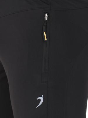 black solid ankle length track pant - 16691000 - Standard Image - 5