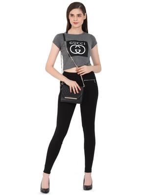 high rise zipper detail jeggings - 16691012 - Standard Image - 4