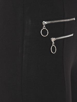 high rise zipper detail jeggings - 16691012 - Standard Image - 5