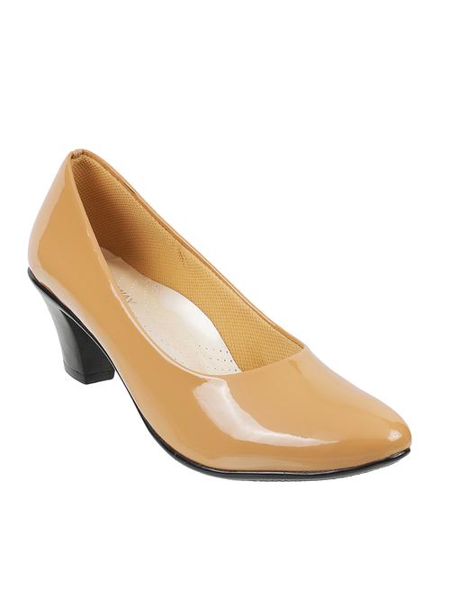 tan slip on pumps - 16691615 - Very Small Image - 1