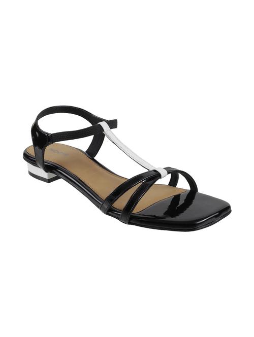 black back strap sandals - 16691763 - Standard Image - 1