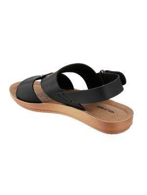 black back strap sandals - 16691865 - Standard Image - 3