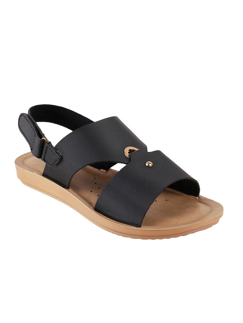black back strap sandals - 16691865 - Zoom Image - 1