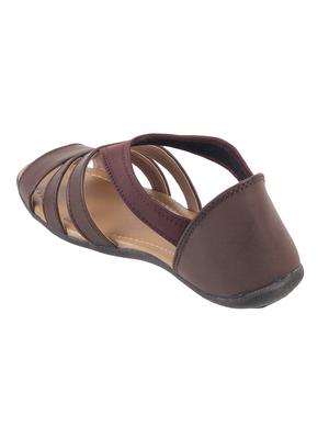 brown closed back sandals - 16691895 - Standard Image - 3