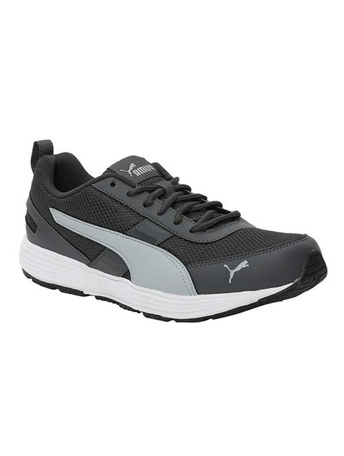 grey mesh lace up sport shoes - 16692074 - Very Small Image - 1