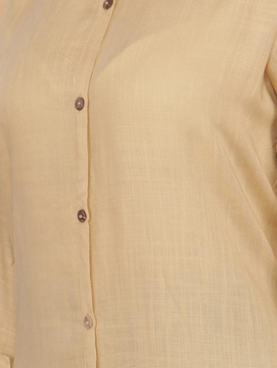 solid straight kurta - 16692765 - Zoom Image - 4