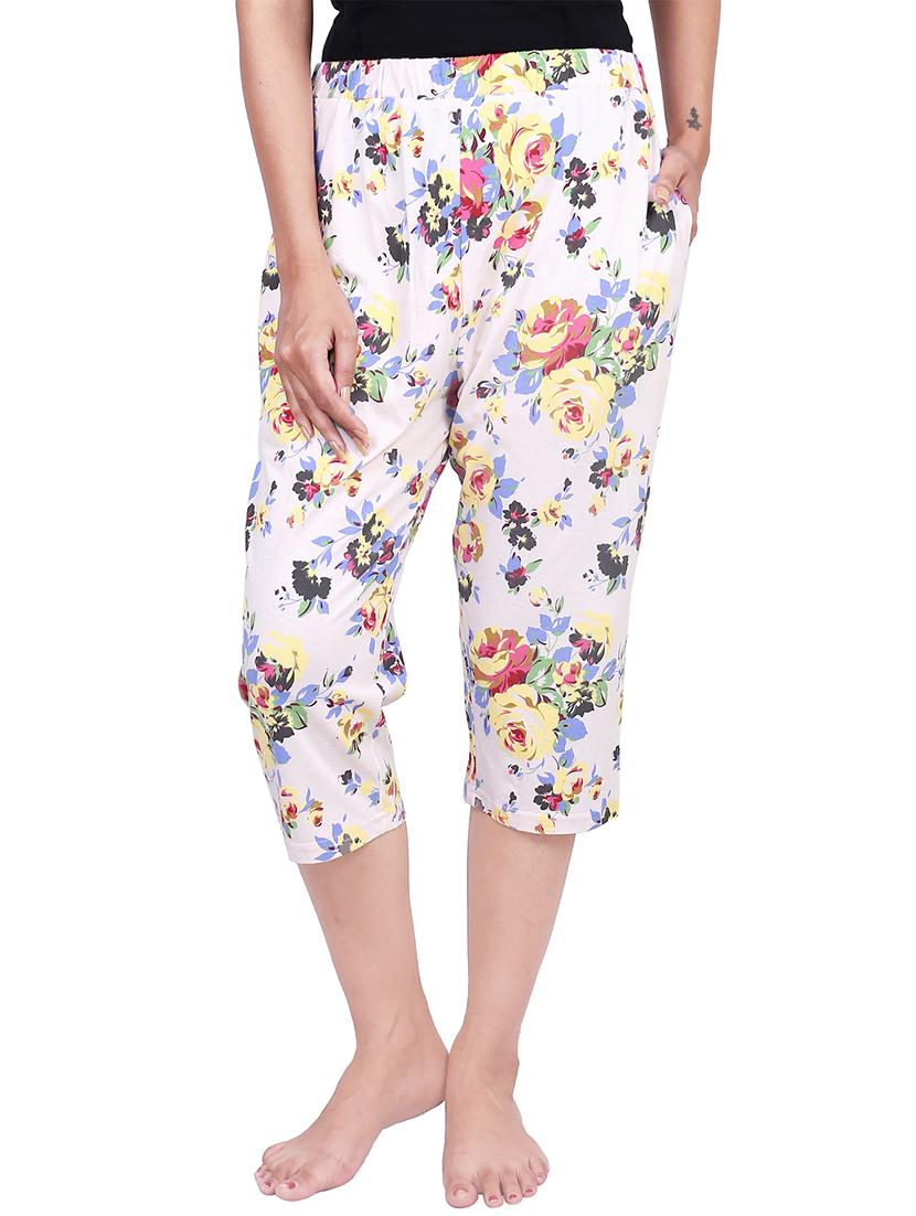 high rise floral capri - 16693061 - Zoom Image - 1
