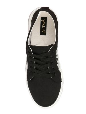 black lace-up sneakers - 16693611 - Standard Image - 4