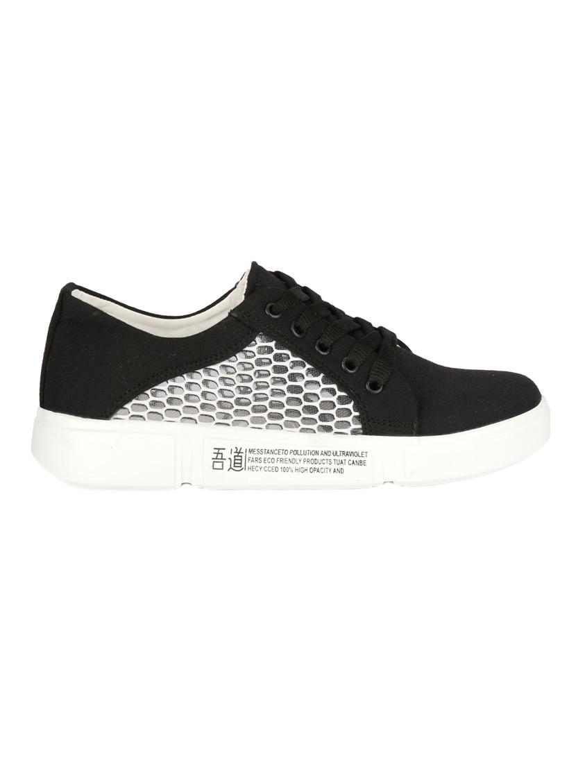 black lace-up sneakers - 16693611 - Zoom Image - 2