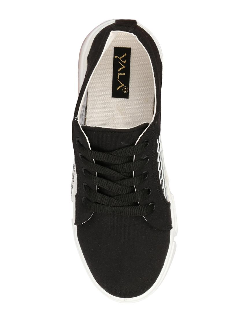 black lace-up sneakers - 16693611 - Zoom Image - 4