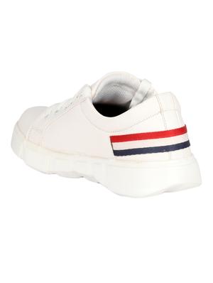 white lace-up sneakers - 16693616 - Standard Image - 3