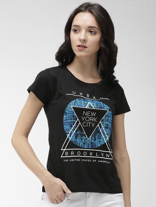 round neck graphic tee - 16693675 - Standard Image - 1