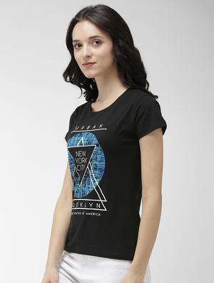 round neck graphic tee - 16693675 - Standard Image - 2