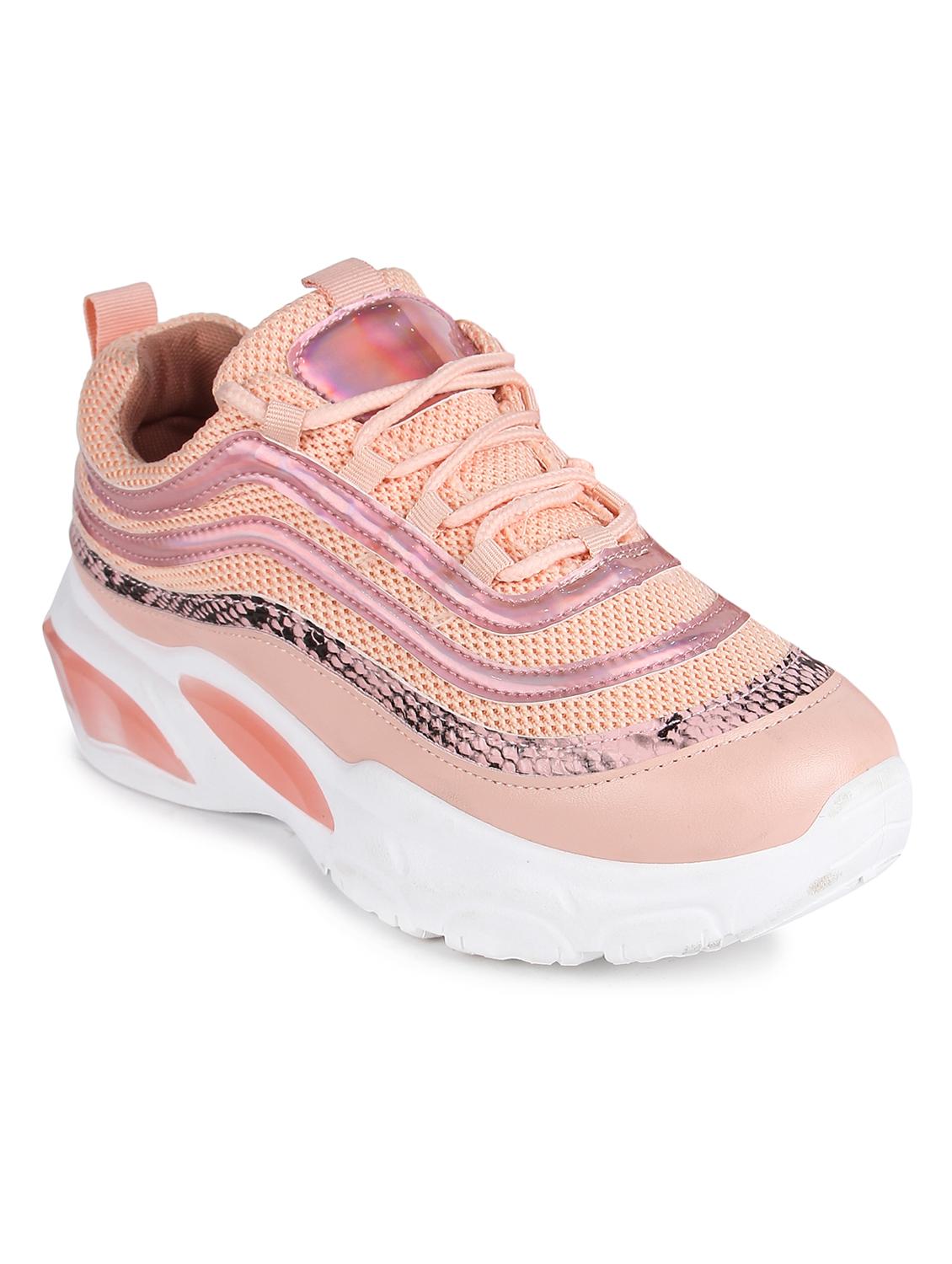 pink lace-up casual shoes - 16693724 - Zoom Image - 1