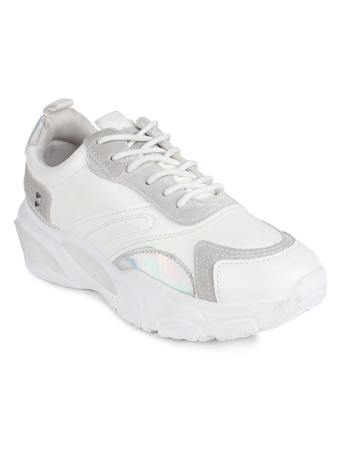white lace-up casual shoes - 16693726 - Zoom Image - 1