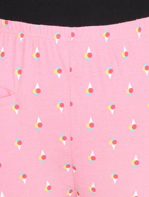 pink jersey leggings - 16693940 - Standard Image - 4